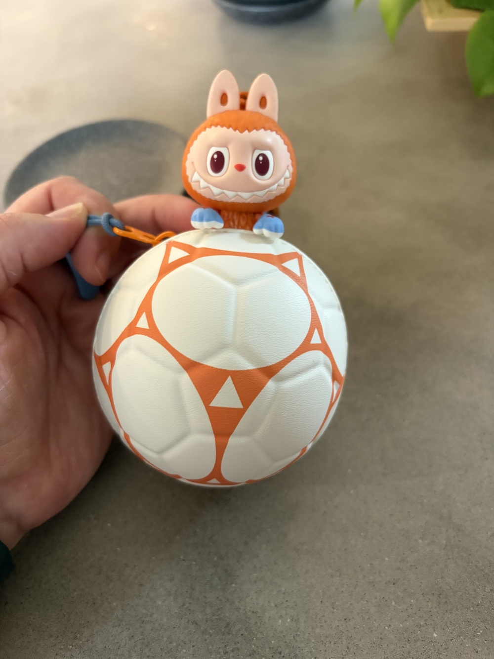 POP MART x FIFA The Monsters Labubu Football Mini Bag Charm